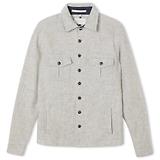 Thumbnail 1 of Peregrine Men's Dexter Made In England Overshirt - Light Grey