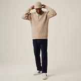 Thumbnail 3 of Peregrine Men's Foxton Made In England Quarter Zip Jumper - Oatmeal