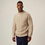 Thumbnail 2 of Peregrine Men's Hudson Made In England Aran Jumper - Skiddaw