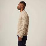 Thumbnail 4 of Peregrine Men's Hudson Made In England Aran Jumper - Skiddaw