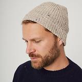 Thumbnail 3 of Peregrine Porter Made In England Ribbed Beanie - Oatmeal