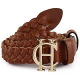 Thumbnail 1 of Holland Cooper Women's Plaited Slim Belt - Tan