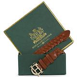 Thumbnail 2 of Holland Cooper Women's Plaited Slim Belt - Tan