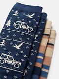Thumbnail 2 of Joules Men's Kingsbury Socks 2 Pack UK 7-12 - Navy/Oatmeal