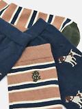 Thumbnail 2 of Joules Men's Kingsbury Socks 2 Pack UK 7-12 - Navy/Camel