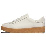 Thumbnail 8 of FitFlop Women's RALLY T-TOE Leather/Suede Crepe Trainers - Paris Beige