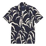 Thumbnail 1 of Oliver Sweeney Men's Ravenshead Riviera Cotton Shirt - Navy Print