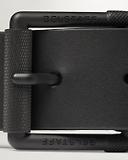 Thumbnail 4 of Belstaff Men's Calf Leather Roller Buckle Belt - Black