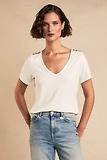 Thumbnail 3 of Holland Cooper Women's Relax Fit V-Neck Tee - White