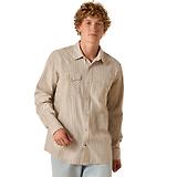 Thumbnail 1 of Ariat Men's Retro Hesper Fitted Snap Shirt - Sandshell Stripe