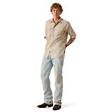 Thumbnail 3 of Ariat Men's Retro Hesper Fitted Snap Shirt - Sandshell Stripe