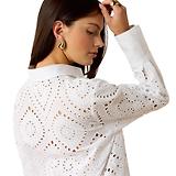 Thumbnail 4 of Ariat Women's Millington Loose Blouse - White