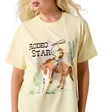 Thumbnail 4 of Ariat Women's Rodeo Star Boyfriend T-Shirt - Pear Sorbet