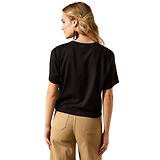 Thumbnail 2 of Ariat Women's Ariat Cacti Cowboy Hat T-Shirt - Black