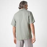 Thumbnail 5 of Oliver Sweeney Men's Somerton Short Sleeved Linen Shirt - Sage