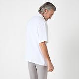 Thumbnail 4 of Oliver Sweeney Men's Somerton Short Sleeved Linen Shirt - White