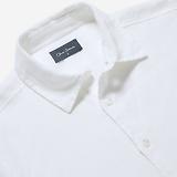 Thumbnail 2 of Oliver Sweeney Men's Somerton Short Sleeved Linen Shirt - White