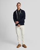 Thumbnail 3 of Lyle & Scott Men's Tipped Polo Shirt - Dark Navy/ White