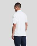 Thumbnail 2 of Lyle & Scott Men's Tipped Polo Shirt - White/ Light Blue
