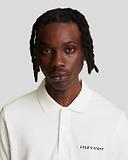 Thumbnail 4 of Lyle & Scott Men's Embroidered Polo Shirt - White/ Jet Black