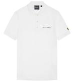 Thumbnail 5 of Lyle & Scott Men's Embroidered Polo Shirt - White/ Jet Black