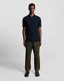Thumbnail 3 of Lyle & Scott Men's Superfine Cotton Zip Polo Shirt - Carbon