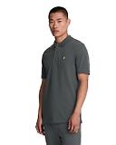 Thumbnail 1 of Lyle & Scott Men's Plain Polo Shirt - Gunmetal