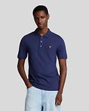 Thumbnail 2 of Lyle & Scott Men's Plain Polo Shirt - Deep Indigo