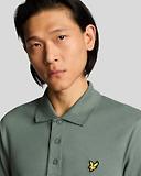 Thumbnail 5 of Lyle & Scott Men's Plain Polo Shirt - Green Mercurial