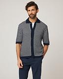 Thumbnail 2 of Peregrine Men's Island Crochet Shirt - Navy