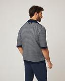 Thumbnail 6 of Peregrine Men's Island Crochet Shirt - Navy