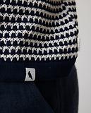 Thumbnail 5 of Peregrine Men's Island Crochet Button Polo Shirt - Navy