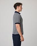 Thumbnail 9 of Peregrine Men's Island Crochet Button Polo Shirt - Navy