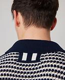 Thumbnail 11 of Peregrine Men's Island Crochet Button Polo Shirt - Navy