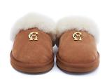 Thumbnail 3 of Holland Cooper Women's HC Shearling Slippers - Tan
