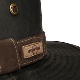 Thumbnail 4 of Stetson Sri Lanka Traveller Cloth Hat - Dark Brown