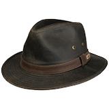 Thumbnail 1 of Stetson Sri Lanka Traveller Cloth Hat - Dark Brown
