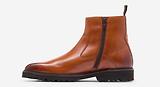 Thumbnail 5 of Oliver Sweeney Men's Swanley Antiqued Leather Zip Boots - Tan