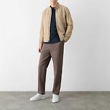 Thumbnail 7 of Oliver Sweeney Men's Dimson Suede Biker Jacket - Sand