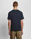 Thumbnail 5 of Lyle & Scott Men's Fine Tipped T-Shirt - Dark Navy/Chalk Blue
