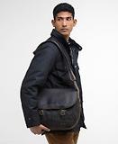 Thumbnail 2 of Barbour Wax Leather Tarras Bag - Olive