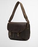 Thumbnail 4 of Barbour Wax Leather Tarras Bag - Olive