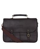 Thumbnail 1 of Barbour Leather Briefcase - Chocolate
