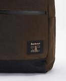 Thumbnail 4 of Barbour Field Roll-Top Waxed Backpack - Olive/Black