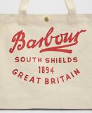 Thumbnail 5 of Barbour Script Tote Bag - Red Logo