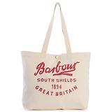 Thumbnail 1 of Barbour Script Tote Bag - Red Logo