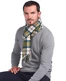 Thumbnail 2 of Barbour Tartan Lambswool Scarf - Ancient