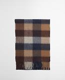 Thumbnail 4 of Barbour Large Tattersall Scarf - Midnight Oak