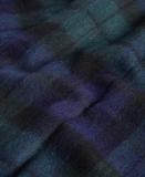 Thumbnail 5 of Barbour New Check Tartan Scarf - Lambswool & Cashmere Mix - Black Watch