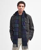 Thumbnail 3 of Barbour New Check Tartan Scarf - Lambswool & Cashmere Mix - Black Watch